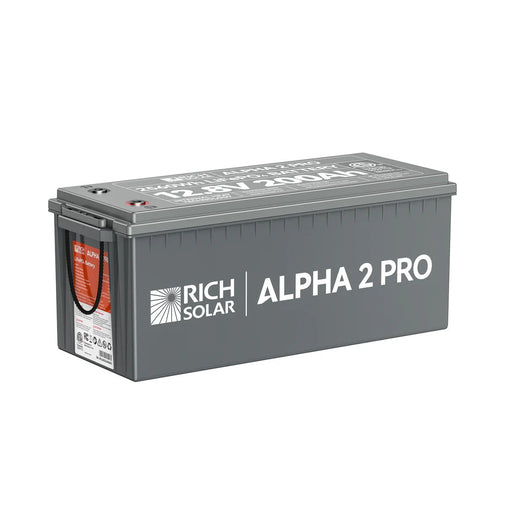 Rich Solar ALPHA 2 PRO | 12V 200Ah 2560Wh LiFePO4 Battery – product photo