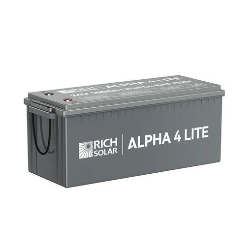 Rich Solar ALPHA 4 LITE | 24V 100Ah 2560Wh LiFePO4 Battery – product photo